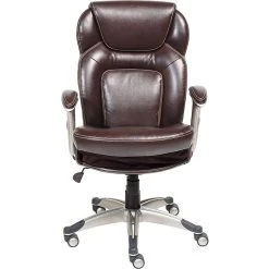 Serta Back In Motion Bonded Leather Executive Office Chair, Frye Chocolate (44187) -Cheap The Flex Chair Store unnamed file 2286