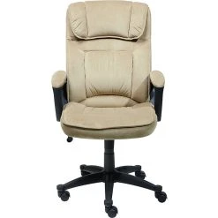 Serta Executive Office Chair, Microfiber, Light Beige, Seat Size: 20.75''W X 19.5"D, Back Size: 20.25"W X 26.50"H (CHR200002) -Cheap The Flex Chair Store unnamed file 2296