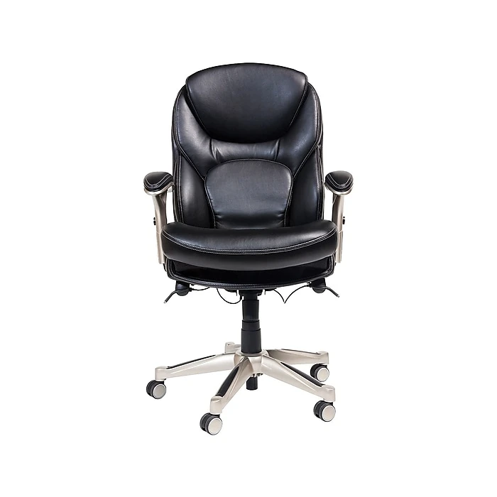 Serta Back In Motion Leather Executive Chair, Black (CHR200006) 4 Serta Back In Motion Leather Executive Chair, Black (CHR200006) - Image 2