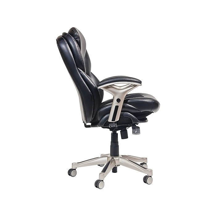 Serta Back In Motion Leather Executive Chair, Black (CHR200006) 5 Serta Back In Motion Leather Executive Chair, Black (CHR200006) - Image 3