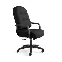 HON Pillow-Soft Executive High-Back Chair, Center-Tilt, Fixed Arms, Black Fabric -Cheap The Flex Chair Store unnamed file 2315