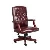 Boss Classic Vinyl Executive Oxblood Chair, Burgundy/Mahogany Finish Frame (B905-BY) -Cheap The Flex Chair Store unnamed file 2331