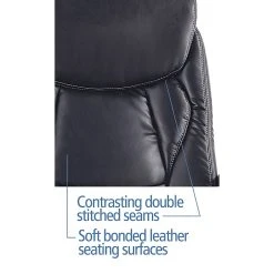 Serta Launtner Bonded Leather Executive Office Chair With Smart Layers Technology, Opportunity Gray/Black (44942A) -Cheap The Flex Chair Store unnamed file 2356