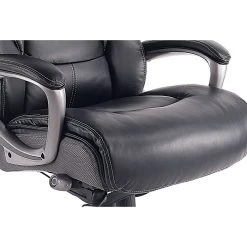 Serta Launtner Bonded Leather Executive Office Chair With Smart Layers Technology, Opportunity Gray/Black (44942A) -Cheap The Flex Chair Store unnamed file 2357