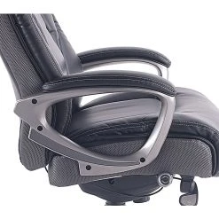 Serta Launtner Bonded Leather Executive Office Chair With Smart Layers Technology, Opportunity Gray/Black (44942A) -Cheap The Flex Chair Store unnamed file 2358