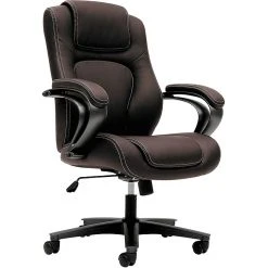 HON Vinyl High-Back Executive Chair, Center-Tilt, Fixed Arms, Brown (BSXVL402EN45) 5 HON Vinyl High-Back Executive Chair, Center-Tilt, Fixed Arms, Brown (BSXVL402EN45) -Cheap The Flex Chair Store unnamed file 2369