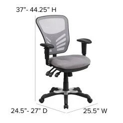 Flash Furniture Mesh Executive Chair, Gray (HL0001GY) -Cheap The Flex Chair Store unnamed file 2376
