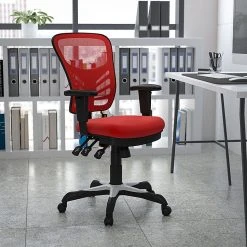 Flash Furniture Mesh Executive Chair, Red (HL0001RED) -Cheap The Flex Chair Store unnamed file 2380
