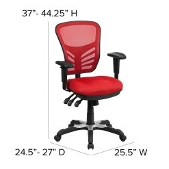 Flash Furniture Mesh Executive Chair, Red (HL0001RED) -Cheap The Flex Chair Store unnamed file 2385
