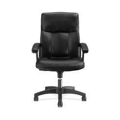 HON SofThread Leather High-Back Executive Chair, Center-Tilt, Fixed Arms, Black (BSXVL151SB11) -Cheap The Flex Chair Store unnamed file 2403