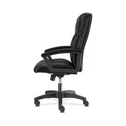 HON SofThread Leather High-Back Executive Chair, Center-Tilt, Fixed Arms, Black (BSXVL151SB11) -Cheap The Flex Chair Store unnamed file 2405