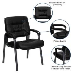 Flash Furniture LeatherSoft Executive Chair, Black (BT-1404-BKGY-GG) -Cheap The Flex Chair Store unnamed file 2412