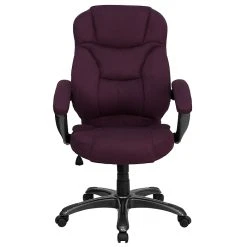 Flash Furniture High Back Micro Fiber Contemporary Office Chair, Grape -Cheap The Flex Chair Store unnamed file 2422