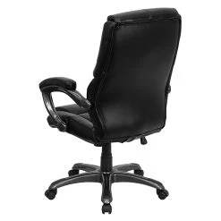 Flash Furniture 18 - 21.5''H High Back Leather Overstuffed Executive Office Chair, Black -Cheap The Flex Chair Store unnamed file 2429