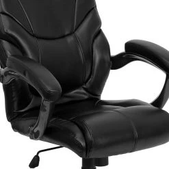 Flash Furniture 18 - 21.5''H High Back Leather Overstuffed Executive Office Chair, Black -Cheap The Flex Chair Store unnamed file 2430