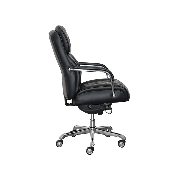 La-Z-Boy Sutherland Ergonomic Faux Leather Swivel Computer And Desk Chair, Black (CHR10048A) 5 La-Z-Boy Sutherland Ergonomic Faux Leather Swivel Computer And Desk Chair, Black (CHR10048A) - Image 3