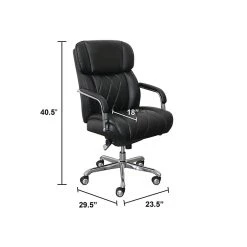 La-Z-Boy Sutherland Ergonomic Faux Leather Swivel Computer And Desk Chair, Black (CHR10048A) 11 La-Z-Boy Sutherland Ergonomic Faux Leather Swivel Computer And Desk Chair, Black (CHR10048A) -Cheap The Flex Chair Store unnamed file 246