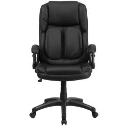 Flash Furniture Flash BT90275H Leather Extreme Comfort High Back Exec Swivel Office Chair W/Flip-Up Arms, Black -Cheap The Flex Chair Store unnamed file 2464