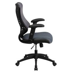 Flash Furniture Mesh/Fire-retardant Foam Executive Chair, Black/Designer Gray (BL-ZP-806-GY-GG) -Cheap The Flex Chair Store unnamed file 2473