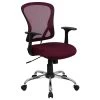 Flash Furniture Mid-Back Office Chair, Burgundy -Cheap The Flex Chair Store unnamed file 2483