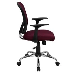 Flash Furniture Mid-Back Office Chair, Burgundy -Cheap The Flex Chair Store unnamed file 2491