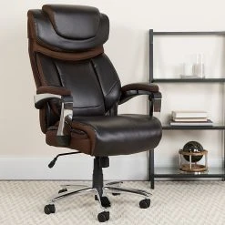 Flash Furniture LeatherSoft Executive Office Chair, Brown (GO2223BN) -Cheap The Flex Chair Store unnamed file 2517