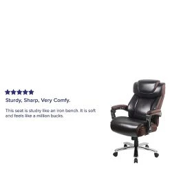 Flash Furniture LeatherSoft Executive Office Chair, Brown (GO2223BN) -Cheap The Flex Chair Store unnamed file 2520