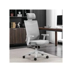 La-Z-Boy Joel Ergonomic Mesh Swivel Executive Chair, Gray/White (60065) -Cheap The Flex Chair Store unnamed file 2545