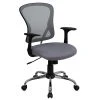 Flash Furniture Mid-Back Office Chair, Gray -Cheap The Flex Chair Store unnamed file 2546