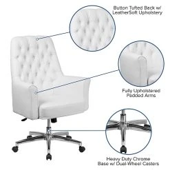 Flash Furniture Mid-Back Traditional Tufted Executive Swivel Chair With Arms (BT444MIDWH) 16 Flash Furniture Mid-Back Traditional Tufted Executive Swivel Chair With Arms (BT444MIDWH) -Cheap The Flex Chair Store unnamed file 2646
