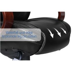 La-Z-Boy Hyland Ergonomic Bonded Leather Swivel Executive Chair, Black (45779A) -Cheap The Flex Chair Store unnamed file 2673