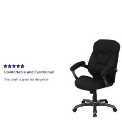 Flash Furniture Fabric Executive Chair, Gray And Black (GO725BK) -Cheap The Flex Chair Store unnamed file 2688