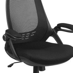 Flash Furniture High Back Mesh Executive Swivel Office Chair, Black With Flip-Up Arms (HL0018) -Cheap The Flex Chair Store unnamed file 2700