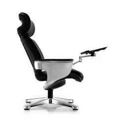 Eurotech NUVEM-BLK Nuvem Leather Executive Chair, Fixed Arms, Black -Cheap The Flex Chair Store unnamed file 2704