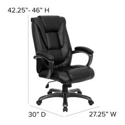 Flash Furniture LeatherSoft Executive Chair, Gray/Black (GO-7194B-BK-GG) 16 Flash Furniture LeatherSoft Executive Chair, Gray/Black (GO-7194B-BK-GG) -Cheap The Flex Chair Store unnamed file 2760