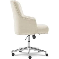 Serta Leighton Fabric Home Office Chair, Ivory (48444) -Cheap The Flex Chair Store unnamed file 277