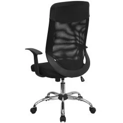 Flash Furniture High Back Mesh Office Chair With Mesh Fabric Seat, Black -Cheap The Flex Chair Store unnamed file 2808