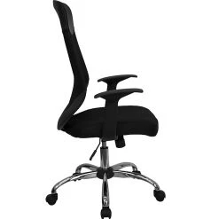 Flash Furniture High Back Mesh Office Chair With Mesh Fabric Seat, Black -Cheap The Flex Chair Store unnamed file 2810