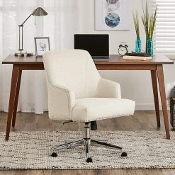 Serta Leighton Fabric Home Office Chair, Ivory (48444) -Cheap The Flex Chair Store unnamed file 282