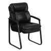 Flash Furniture Leather Mid Back Executive Side Chair With Sled Base, Black 1 Flash Furniture Leather Mid Back Executive Side Chair With Sled Base, Black -Cheap The Flex Chair Store unnamed file 2828
