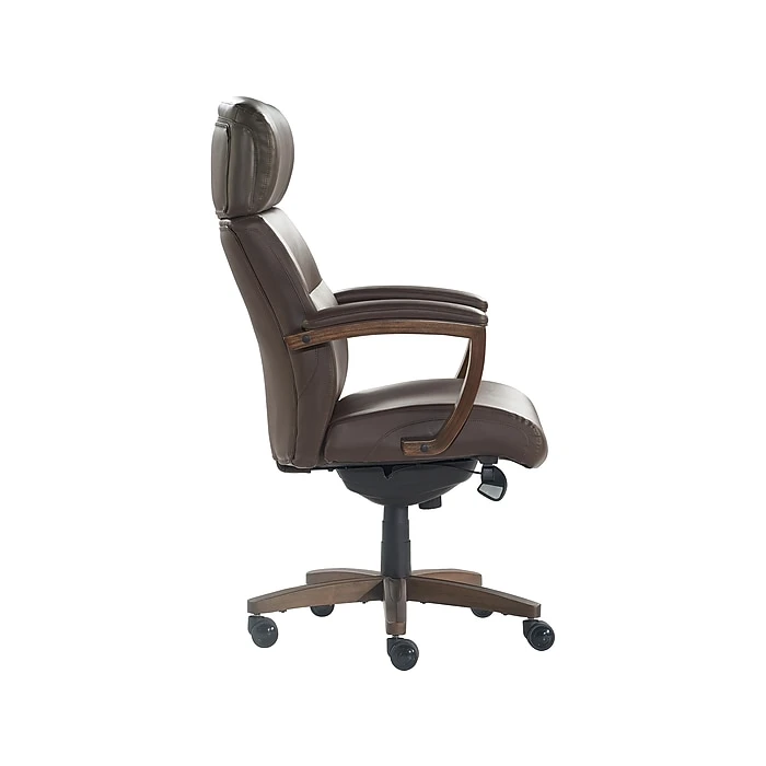 La-Z-Boy Greyson Ergonomic Bonded Leather Swivel Executive Chair, Brown (CHR10086C) 5 La-Z-Boy Greyson Ergonomic Bonded Leather Swivel Executive Chair, Brown (CHR10086C) - Image 3
