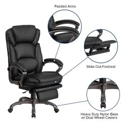 Flash Furniture High Back Leather Executive, Black (BT90279H) -Cheap The Flex Chair Store unnamed file 2868
