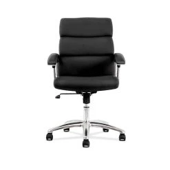 HON Traction High-Back Executive Chair, Fixed Arms, Polished Aluminum, Black SofThread Leather (BSXVL103SB11) -Cheap The Flex Chair Store unnamed file 2872