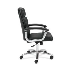 HON Traction High-Back Executive Chair, Fixed Arms, Polished Aluminum, Black SofThread Leather (BSXVL103SB11) -Cheap The Flex Chair Store unnamed file 2874