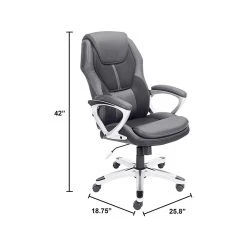 Serta Amplify Ergonomic Faux Leather Swivel Executive Chair, Light Gray (43673C) 15 Serta Amplify Ergonomic Faux Leather Swivel Executive Chair, Light Gray (43673C) -Cheap The Flex Chair Store unnamed file 2918