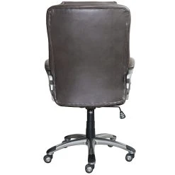 Serta Works Bonded Leather Executive Office Chair, Harvard Gray (CHR200113) -Cheap The Flex Chair Store unnamed file 2952