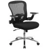 Flash Furniture Flash GOWY872 Mid-Back Mesh Exec Swivel Office Chair, Black W/Mesh Padded Seat & Adj Flip-Up Arms -Cheap The Flex Chair Store unnamed file 2990