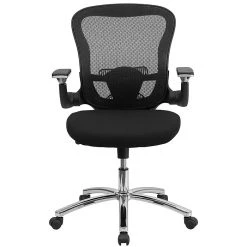 Flash Furniture Flash GOWY872 Mid-Back Mesh Exec Swivel Office Chair, Black W/Mesh Padded Seat & Adj Flip-Up Arms -Cheap The Flex Chair Store unnamed file 2996