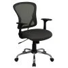 Flash Furniture Mid-Back Office Chair, Dark Gray -Cheap The Flex Chair Store unnamed file 3020