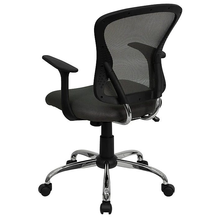 Flash Furniture Mid-Back Office Chair, Dark Gray 9 Flash Furniture Mid-Back Office Chair, Dark Gray - Image 7